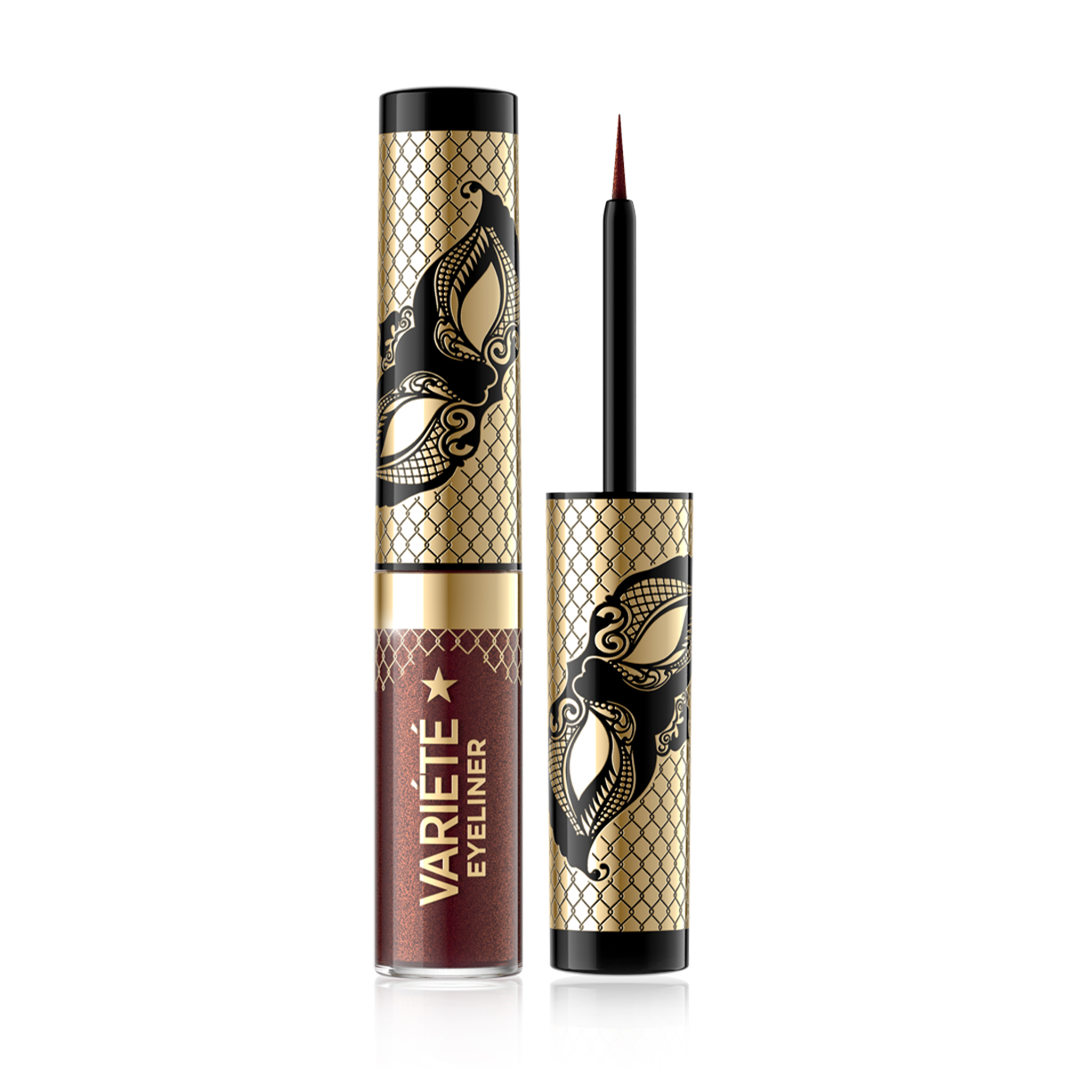 Підводка для очей Eveline Cosmetics Variete Eyeliner 02 Shiny Brown, 4 мл